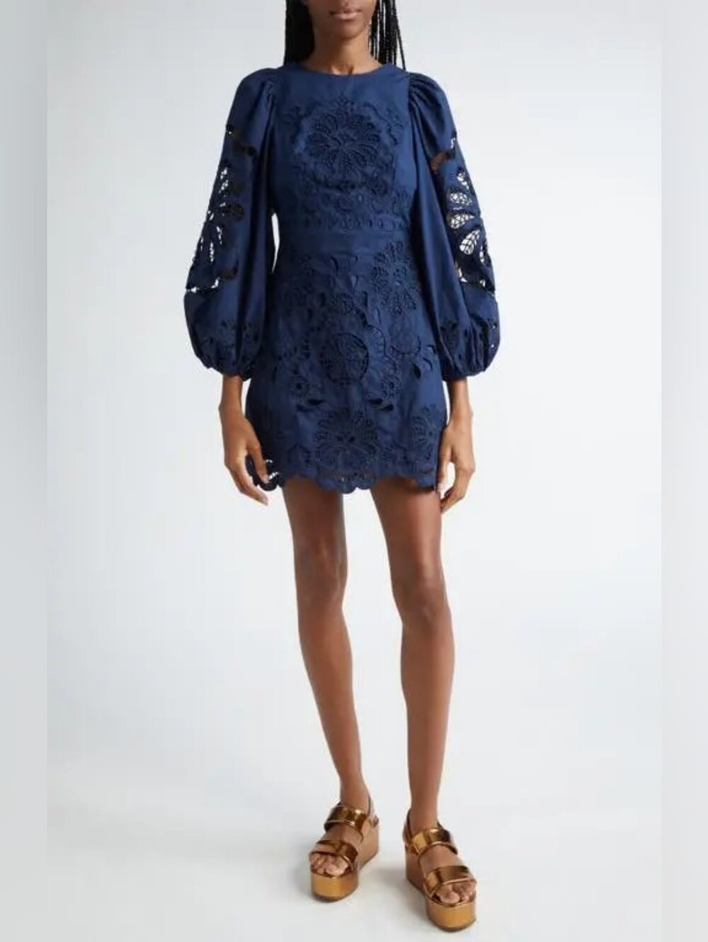 FARM Rio Flowery Richelieu Mini Dress